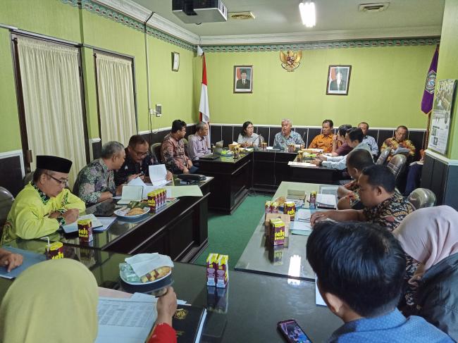 Kunjungan Tim Inspektorat Jenderal Kementrian Keuangan Republik Indonesia